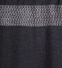 Dark Blue Traditional Polyester Blend 5 Ft Blackout Rod Pocket Window Curtain