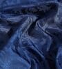Dark Blue Polyester Jacquard 7ft Regular Eyelet Door Curtain