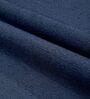 Dark Blue Polyester Solid 5ft Room Darkening Eyelet Window Curtain