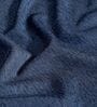 Dark Blue Polyester Solid 7ft Room Darkening Eyelet Door Curtain