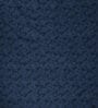 Dark Blue Polyester Floral  5 Ft  Semisheer Eyelet 2 Window Curtains