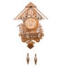 Brown Solid Wood Analog Cuckoo Clock