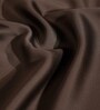Dark Brown Polyester Solid 5ft Blackout Eyelet Window Curtain