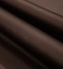 Dark Brown Polyester Solid 5ft Blackout Eyelet Window Curtain