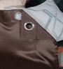 Dark Brown Polyester Solid 9ft Blackout Eyelet Long Door Curtain