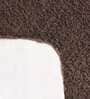 Dark Brown Solid 100% Polyester 59x23.6 Inches AntiSkid Bath Mat