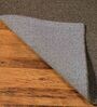 Dark Brown Abstract Wool & Jute 3 x 5 Feet Hand Woven Carpet