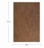 Dark Brown Abstract Wool & Jute 4 x 6 Feet Hand Woven Carpet