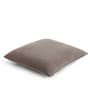 Dark Coffee 100% Cotton Marina 22X22 Inches Knitted Cushion Cover