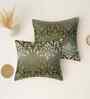 Dark Cotton 27x18 Inches Pillow Covers (Set of 2)