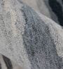 Grey Abstract Viscose 5 ft x 8 ft Hand Tufted Carpet
