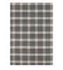 Grey Geometric Wool 8 ft x 10 ft Hand Tufted Carpet
