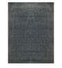 Grey Solid Wool 4 ft x 6 ft Hand Woven Carpet