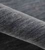 Grey Solid Wool 5 ft x 7 ft Hand Woven Carpet