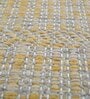 Grey Solid Wool 5 ft x 7 ft Flat Weave Dhurrie