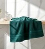 Dark Green & Red Soft Cotton 500 GSM Solid Bath Towel Pack Of 2