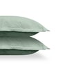 Dark Green Solid GSM 300 Pure Cotton King Size Bedcover With 2 Pillow Covers