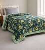 Dark Green Ultrasonic Premium 120 GSM Reversible Ac Single Bed Comforter