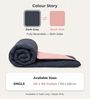 Grey & Pink 200 GSM Reversible Comforter