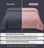 Grey & Pink 200 GSM Reversible Comforter