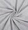 Grey Solid Cotton Blend 8 Ft Light Filtering Eyelet Door Curtain