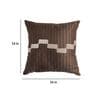 Grey Textured Fabric 16 x 16 Inches Cushion Cover