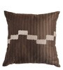 Grey Textured Fabric 16 x 16 Inches Cushion Cover