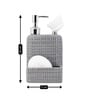 Dark Grey 300 ml Ceramic Liquid Soap Dispenser 