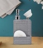 Dark Grey 300 ml Ceramic Liquid Soap Dispenser 