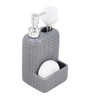 Dark Grey 300 ml Ceramic Liquid Soap Dispenser 