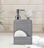 Dark Grey 300 ml Ceramic Liquid Soap Dispenser 