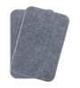 Dark Grey Absorbent and Quick-Dry Polyester Bath Mats 38x58 cm