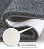 Dark Grey Absorbent and Quick-Dry Polyester Bath Mats 40x60 cm