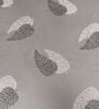 Dark Grey Floral 600TC Cotton Super King Sized Double Bedsheet with 2 Embroidery Pillow Covers