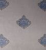 Dark Grey Floral 600TC Cotton Super King Sized Double Bedsheet with 2 Embroidery Pillow Covers