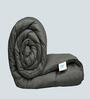 Dark Grey Microfiber Damask 150 GSM Double Bed Comforter