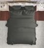 Dark Grey Microfiber Damask 150 GSM Double Bed Comforter