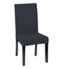 Dark Grey Polycotton Solid 14x18 Inches Chair Covers  (1 piece)