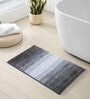 Dark Grey Polyester 32X20 Inches Anti-Skid  Bath Mat