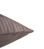 Dark Grey Textured Polyester 16 x 16 Inches Cushion Cover