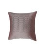 Dark Grey Textured Polyester 16 x 16 Inches Cushion Cover