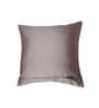 Dark Grey Textured Polyester 16 x 16 Inches Cushion Cover