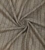 Dark Grey Premium Jute Geometric 8ft Light Filtering Eyelet Long Door Curtain