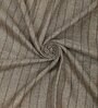 Dark Grey Premium Jute Geometric 9ft Light Filtering Eyelet Long Door Curtain