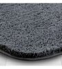 Dark Grey Solid Polyester 28x20 Inches AntiSkid Bath Mat