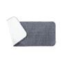 Dark Grey Solid  Polyester 59 x 24 Inches Anti-skid Bath Mats