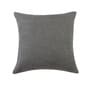 Dark Grey Solid 16x16 inches Cushion Cover