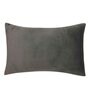 Dark Grey Solid 200 TC Velevt 2 Pillow Covers
