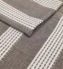 Dark Grey Solid 210 TC Cotton Queen Sized 1 Double Bedsheet 2 Pillow Covers