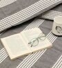 Dark Grey Solid 210 TC Cotton Queen Sized 1 Double Bedsheet 2 Pillow Covers